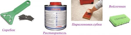 чем очистить плитку от клея