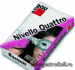 Выравнивание пола смесью Baumit Nivello Quattro