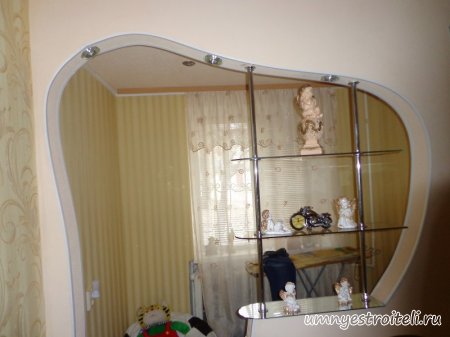 Арка из гипсокартона которую мы назвали Лужа.