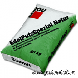 Baumit Edelputz Spezial водоотталкивающая, тонкослойная, декоративная штукатурная смесь