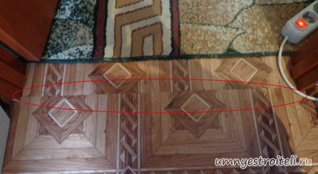 Дотачивание линолеума - муж на час