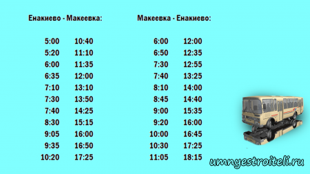 Енакиево автостанция карта