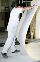 способ сгибания гипсокартона № 1 игольчатый валик.