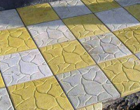 Тротуарная плитка «Тучка» в Донецке