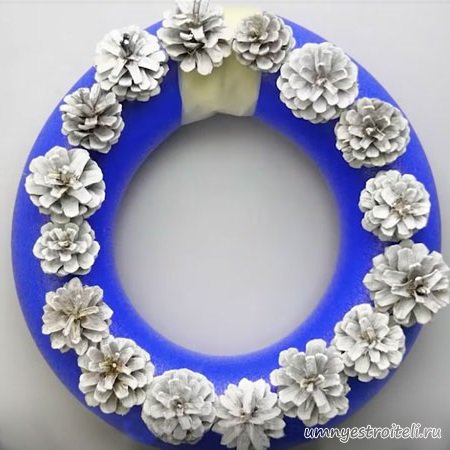 большие шишки по центру круга