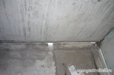 Укрепление основания балкона