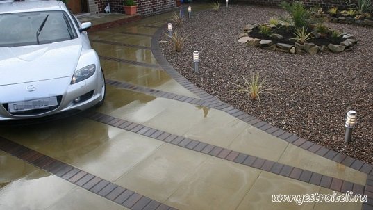 Необходимая толщина тротуарной плитки