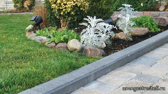 Укладка бордюрного камня