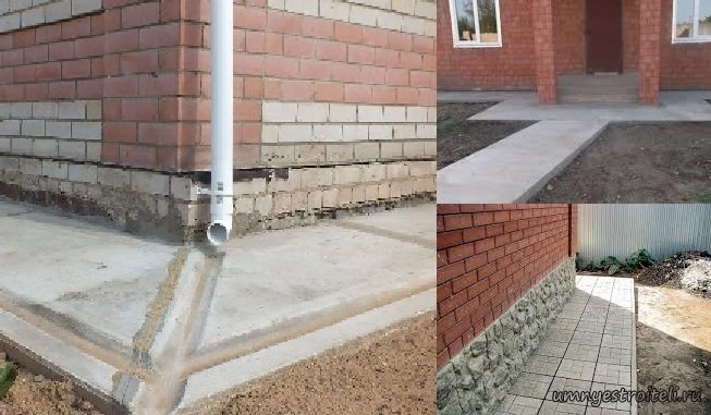 Бетонная отмостка