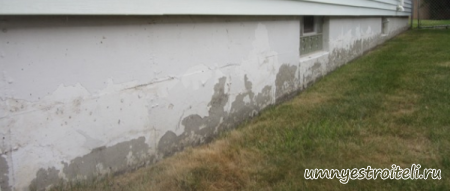 Отслоения фундамента