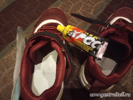 Клеим клеем кросс стельки