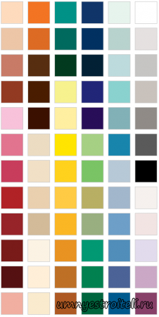 Натяжные потолки Alkor Draka BV цветовая гамма