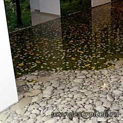 3Д полы с рисунком в корридоре