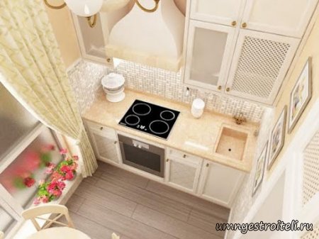 Дизайн маленькой кухни 3