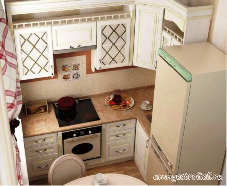 Дизайн маленькой кухни 17