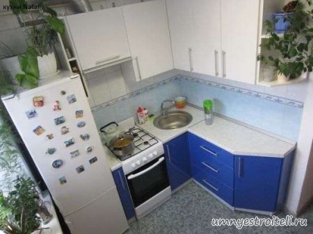 Дизайн маленькой кухни 22