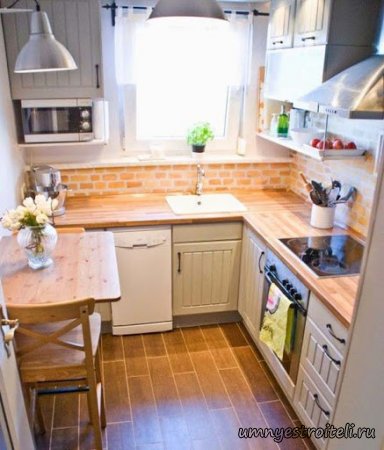 Дизайн маленькой кухни 8