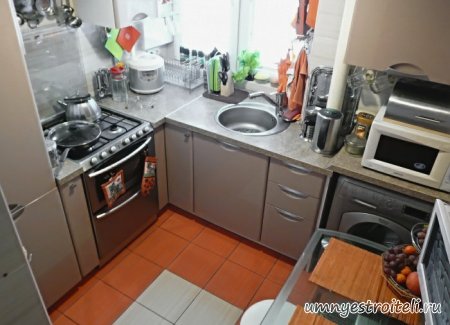 Дизайн маленькой кухни 14