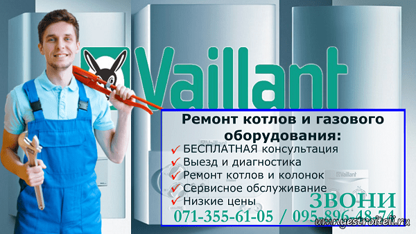 Ремонт котлов Вайлант ДНР