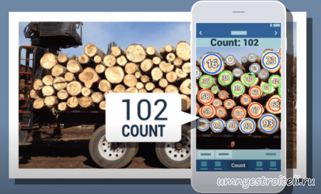 Подсчет брёвен