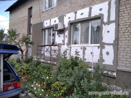 Шпаклевка фасада