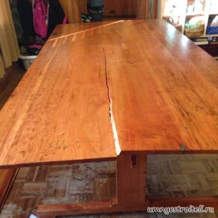 Ремонт корпусной мебели поломанный стол
