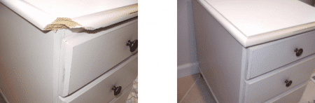 Ремонт тумбочки