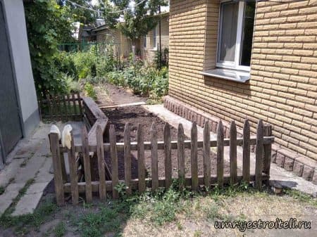 Забор из сетки рабицы был