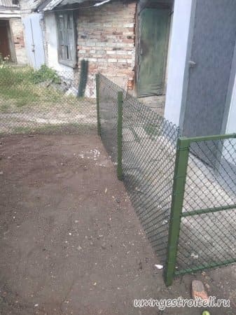 Забор из сетки рабица Макеевка