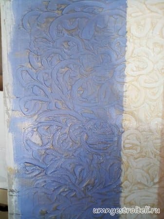 штукатурка Гротто синего цвета