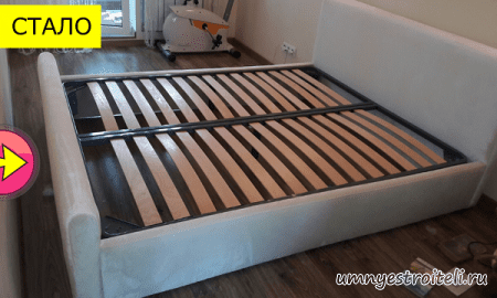 Перетяжка кроватей стало