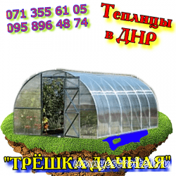 Теплица дачная трёшка люкс