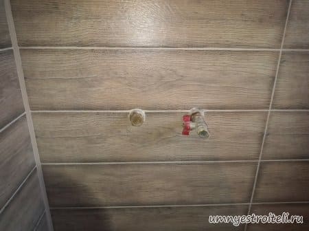 Отверстия в плитке