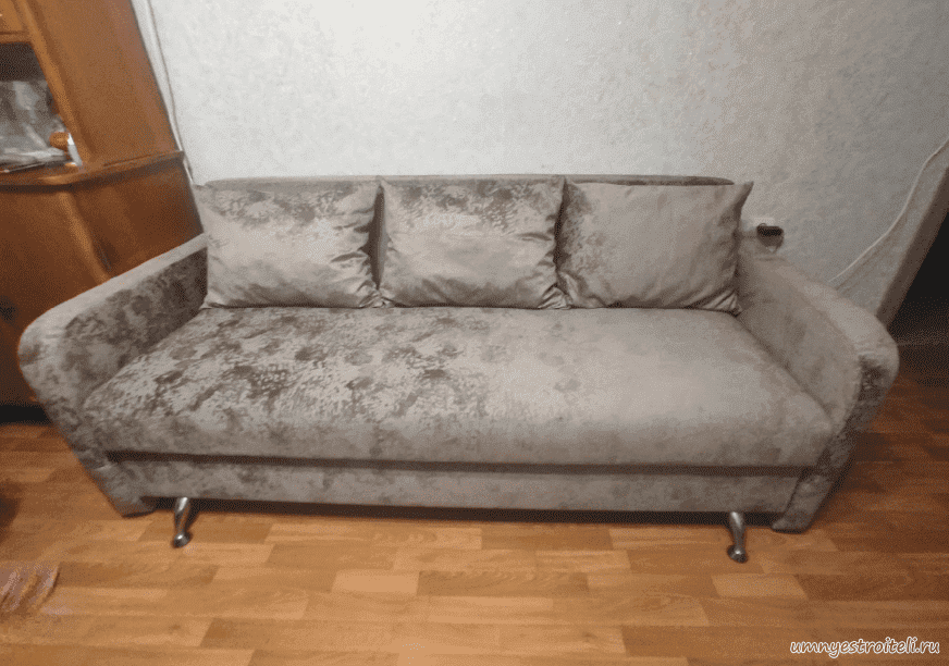 Перетяжка трёхместного дивана Донецк