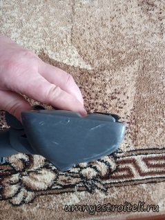 Щетка пылесоса в режиме с ворсом