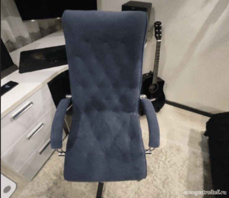 Перетяжка офисного кресла в ткань катания антивандальная
