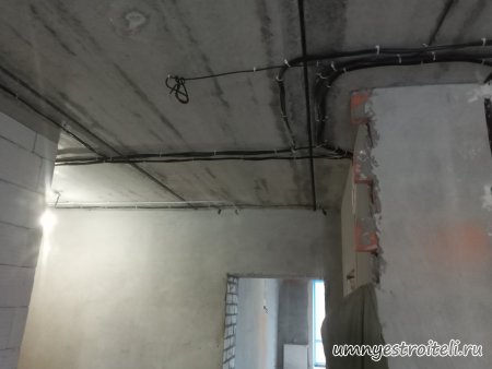 Укладка проводов по потолку Донецк