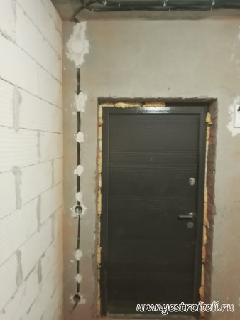 Укладка проводов в несущую стену