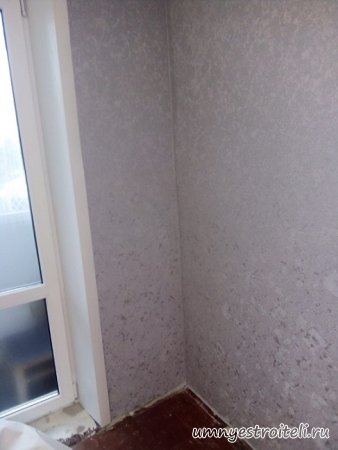 Обои в зале микромрамор