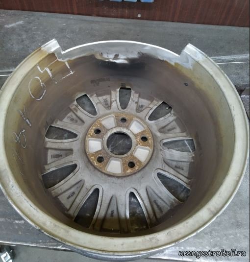 Разделка кромок на диске