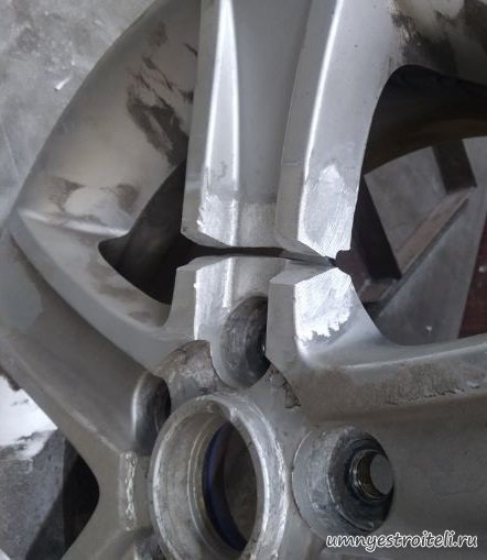 Разделка кромок на автомобильном диске