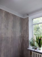 6 Поклейка обоев на стены школа Донецк вид 1