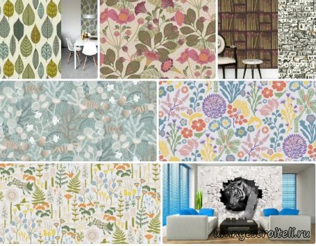 Принт из обоев