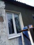 Шпаклёвка фасада стартовой штукатуркой по армирующей сетке Донецк Кировский район
