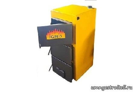 Твердотопливный котёл с тремя перевалами