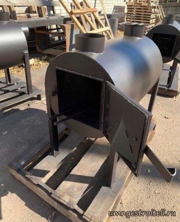 Буржуйка горизонтальная
