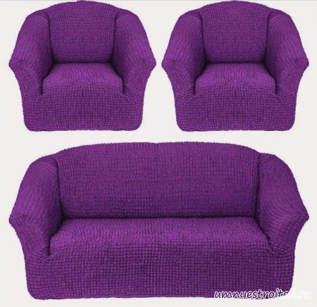Набор на трёхместный диван и два кресла артикул 02