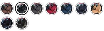 Цветовая гамма чехлов на сидения для авто из алькантары Артикул #05