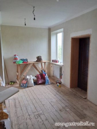 Оклейка кухни обоями в куйбышевском районе Донейка частный сектор1