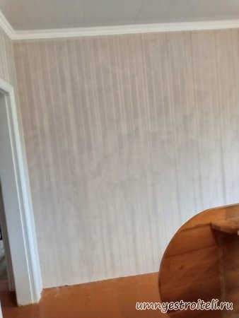 Оклейка кухни обоями в куйбышевском районе Донейка частный сектор2